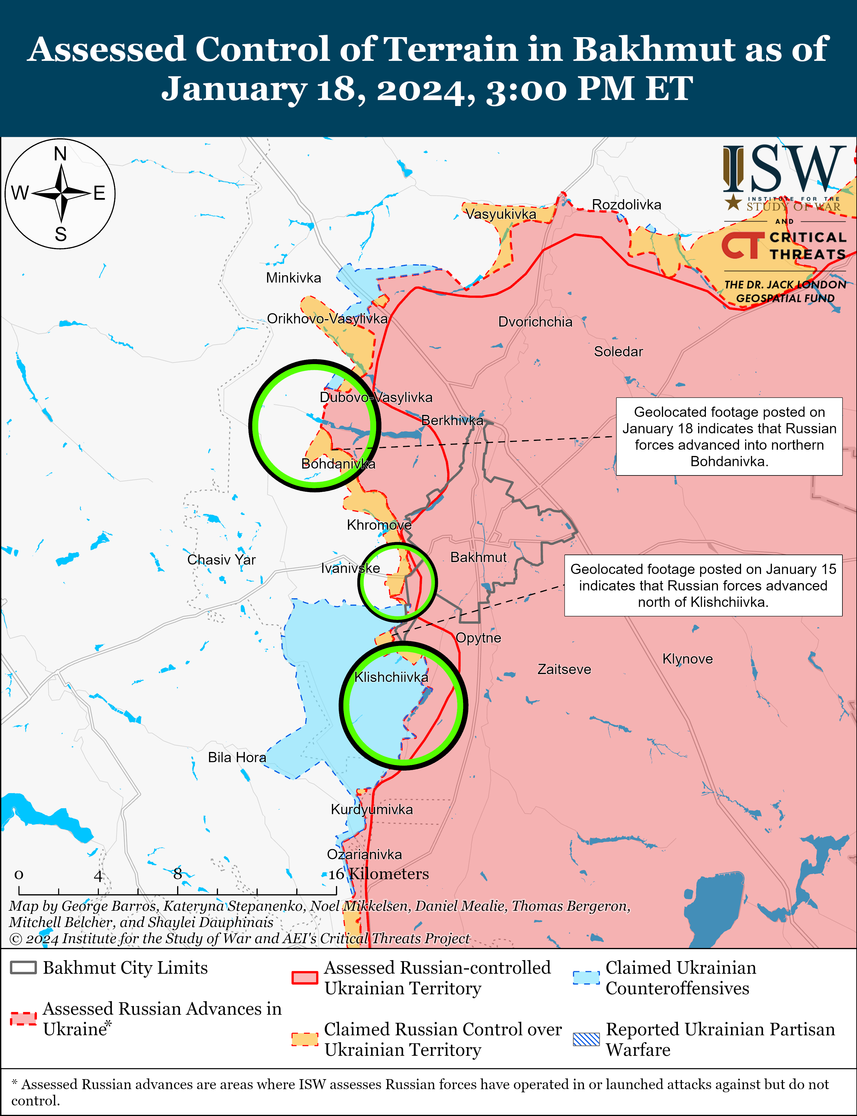 Russian Offensive Campaign Assessment, January 18, 2024 | Institute For ...